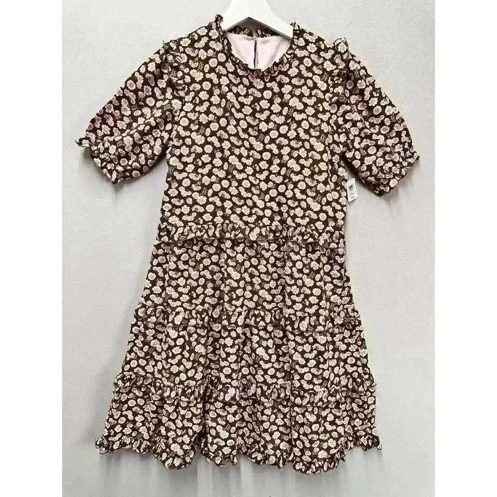 Kidpik Girl's Floral Pink Flower Outfit Western Charm Size XXL 16‎